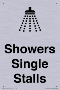 Showers with Single Stalls